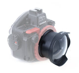 AOI DLP-09 4" Glass SEMI-Dome Port for Olympus OM-D Mount Housing