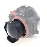 AOI DLP-09 4" Glass SEMI-Dome Port for Olympus OM-D Mount Housing