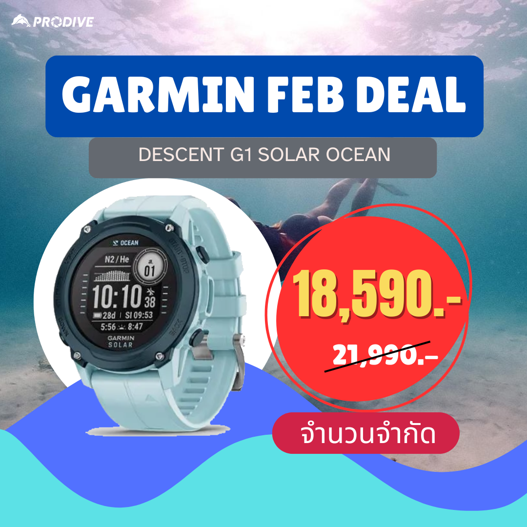 Garmin Descent G1 Solar - Ocean Edition