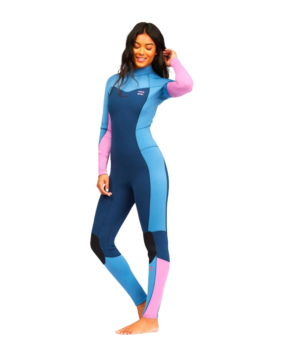 Billabong 3/2 Synergy Back Zip Steamer Wetsuit River