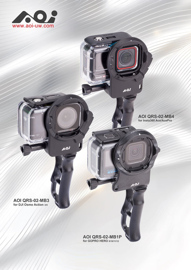 AOI QRS-02-Quick Release System 02 Mount Base for Action Camera