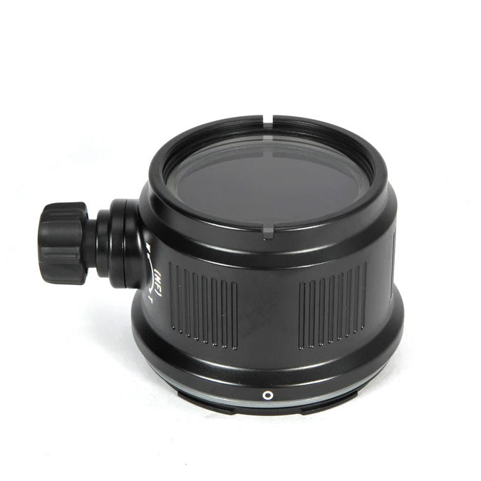 NAUTICAM Macro port 45 with Focus/Zoom knob for Sony E mount 30mm f/3.5 Macro & Sony E mount PZ 16-50mm F3.5-5.6 OSS